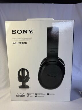Sony WH-RF400 Wireless Over-Ear Headphones - Black